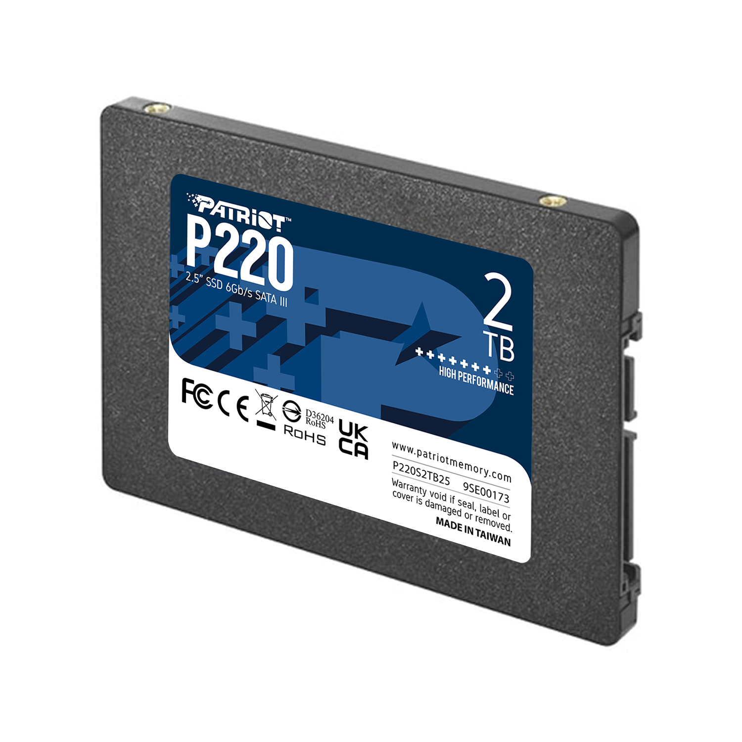 SSD Patriot P220 (2 TB, SATA3, 2.5") P220S2TB25-2