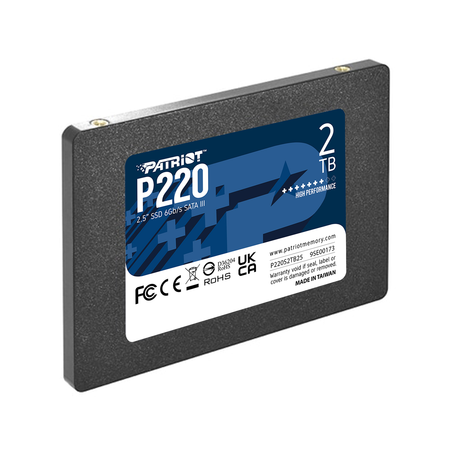 SSD Patriot P220 (2 TB, SATA3, 2.5") P220S2TB25-1