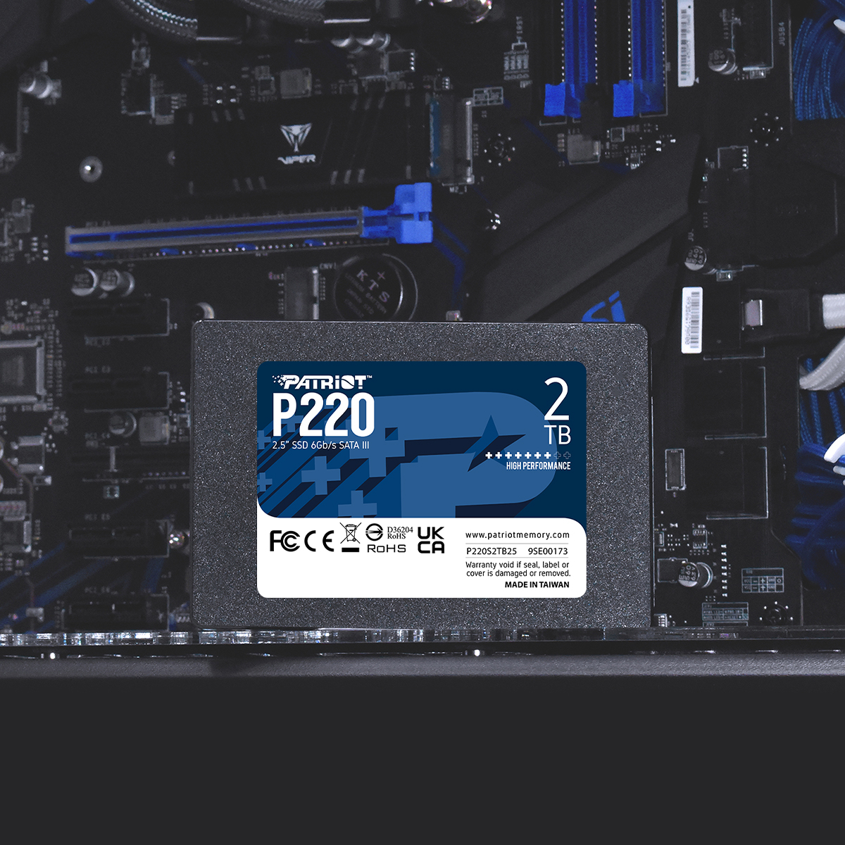 SSD Patriot P220 (2 TB, SATA3, 2.5") P220S2TB25-3