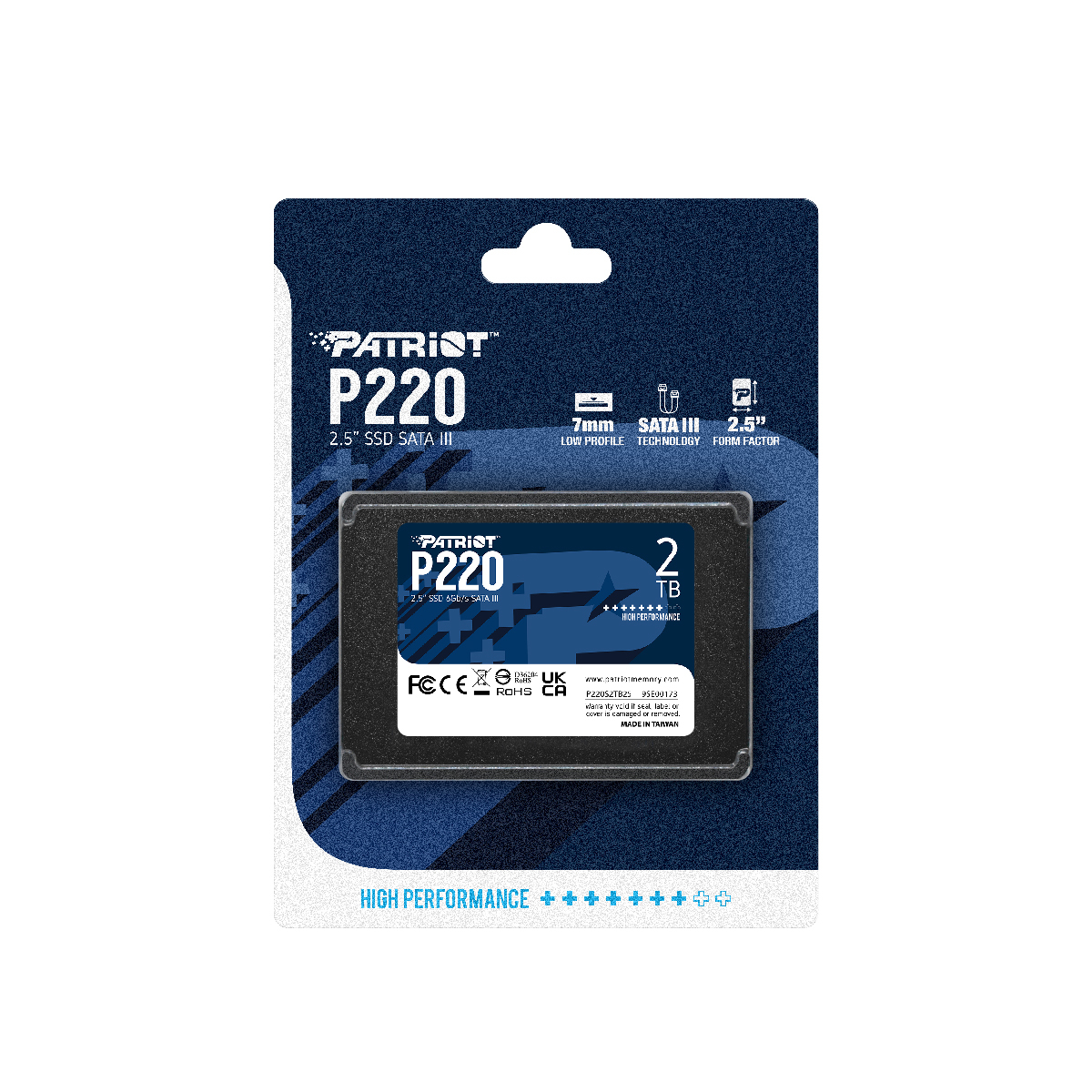 SSD Patriot P220 (2 TB, SATA3, 2.5") P220S2TB25-4