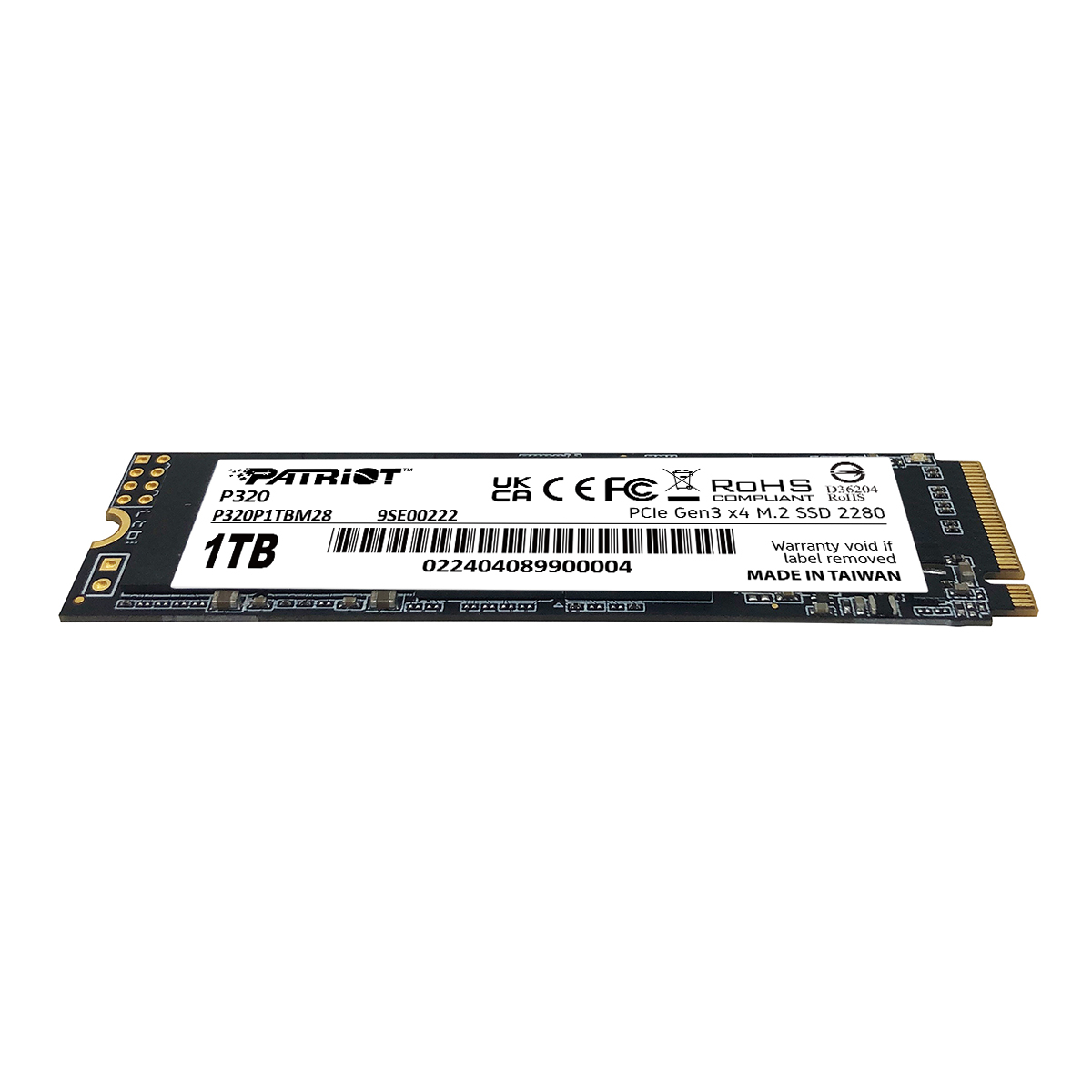 SSD Patriot Viper P320 M.2 PCI-Ex4 NVMe 1TB 3GB/s-2