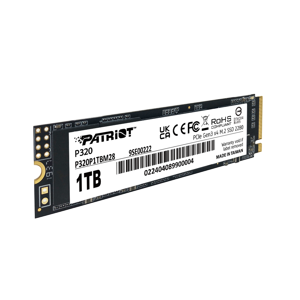 SSD Patriot Viper P320 M.2 PCI-Ex4 NVMe 1TB 3GB/s-4
