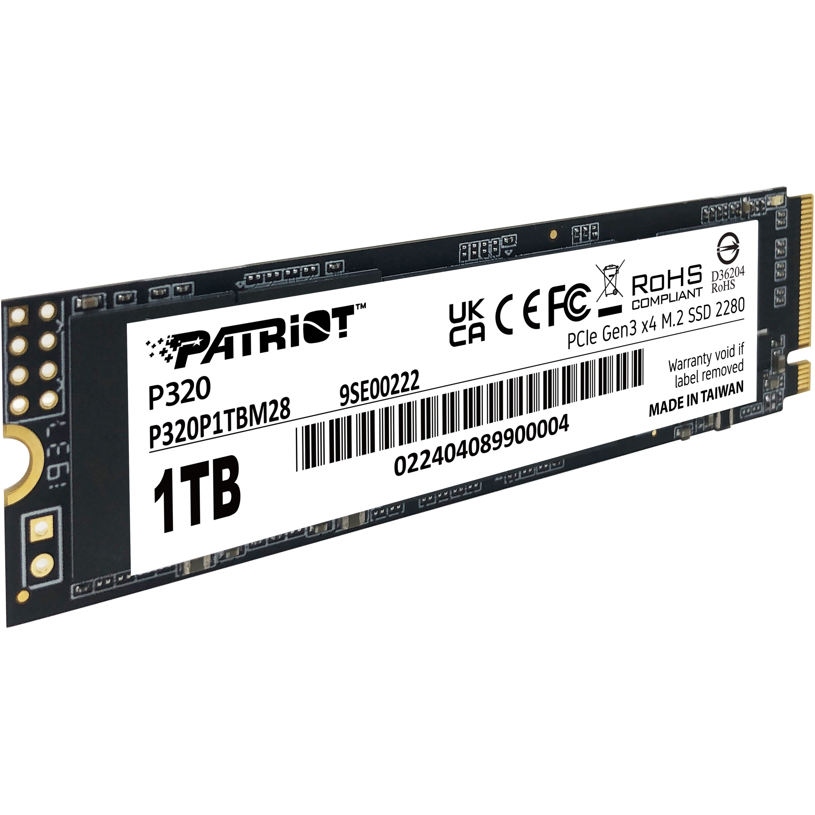 SSD Patriot Viper P320 M.2 PCI-Ex4 NVMe 1TB 3GB/s-6
