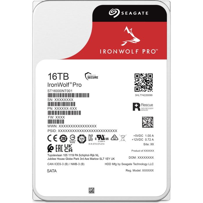 Unutarnji tvrdi disk SEAGATE Ironwolf Pro ST16000NT001 (3.5", 16000 GB)-2