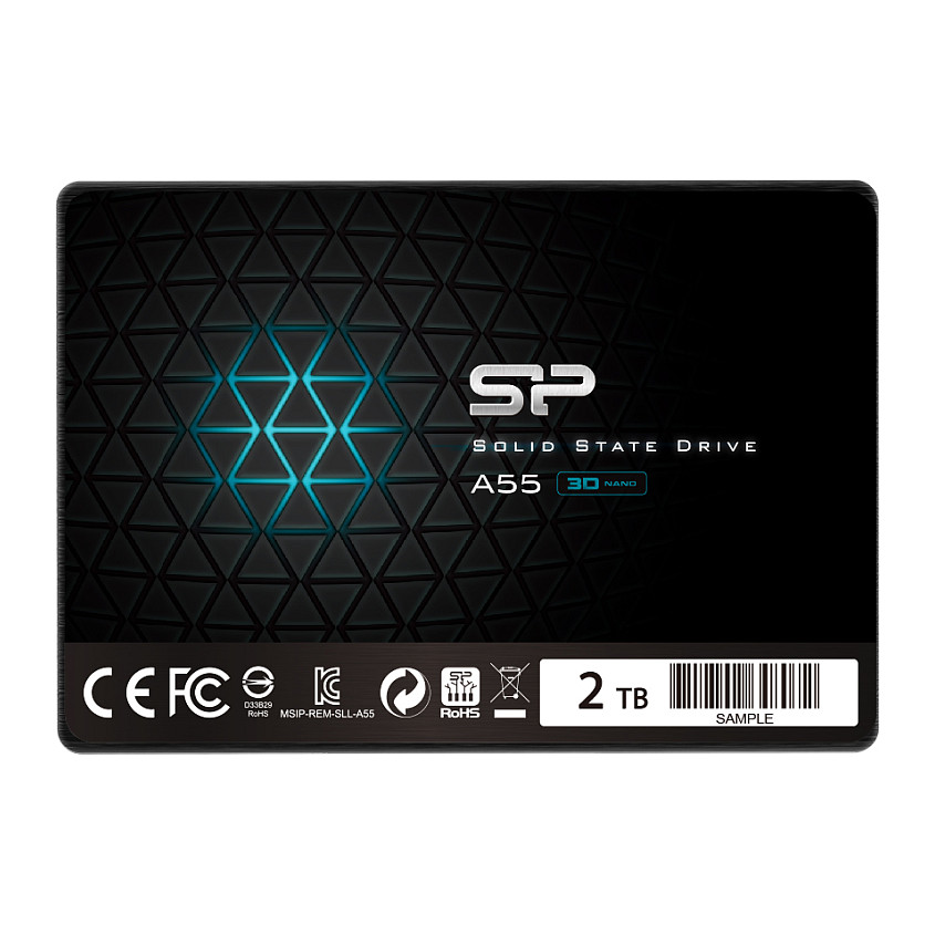 SSD SILICON POWER Ace A55 2.5" (2000 GB, Serial ATA III, 3D NAND)-0