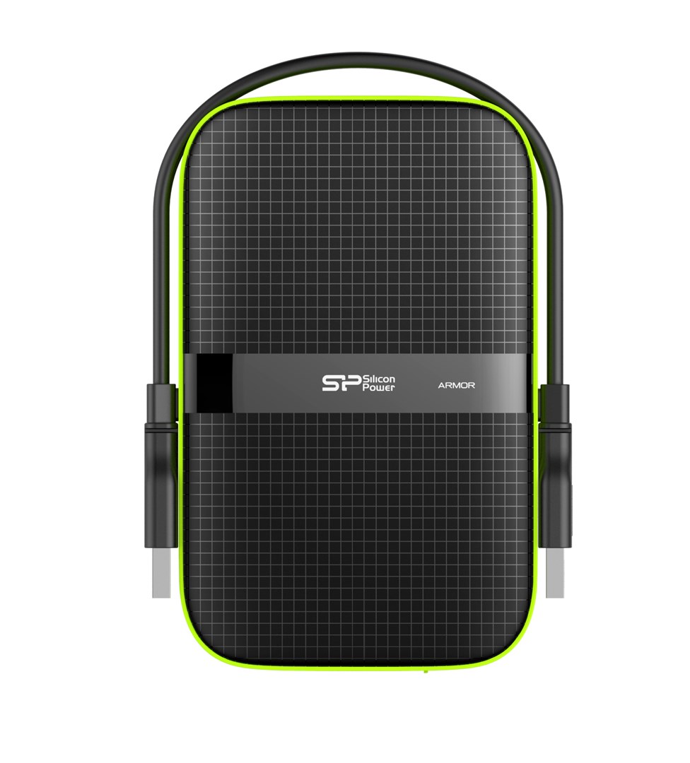 Vanjski tvrdi disk Silicon Power Armor A60 4000 GB (crno-zeleni)-0