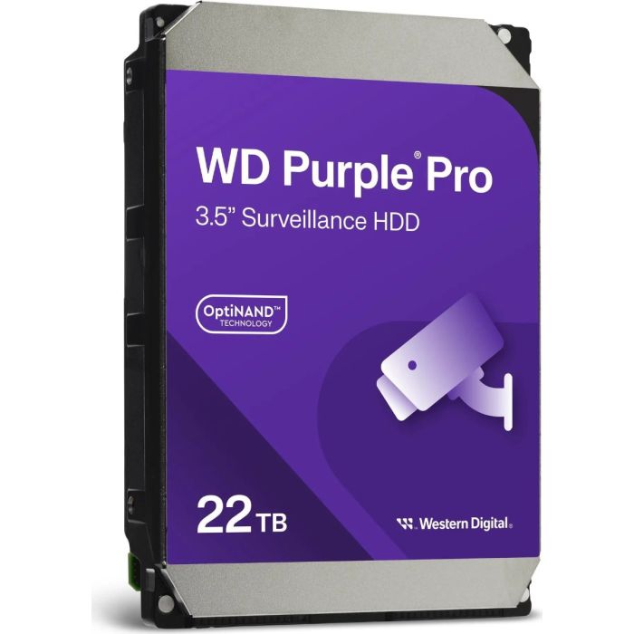 HDD Video Surveillance WD Purple Pro 22TB CMR (3.5, 512MB, 7200 RPM, SATA 6Gbps, 550TB/year)-6