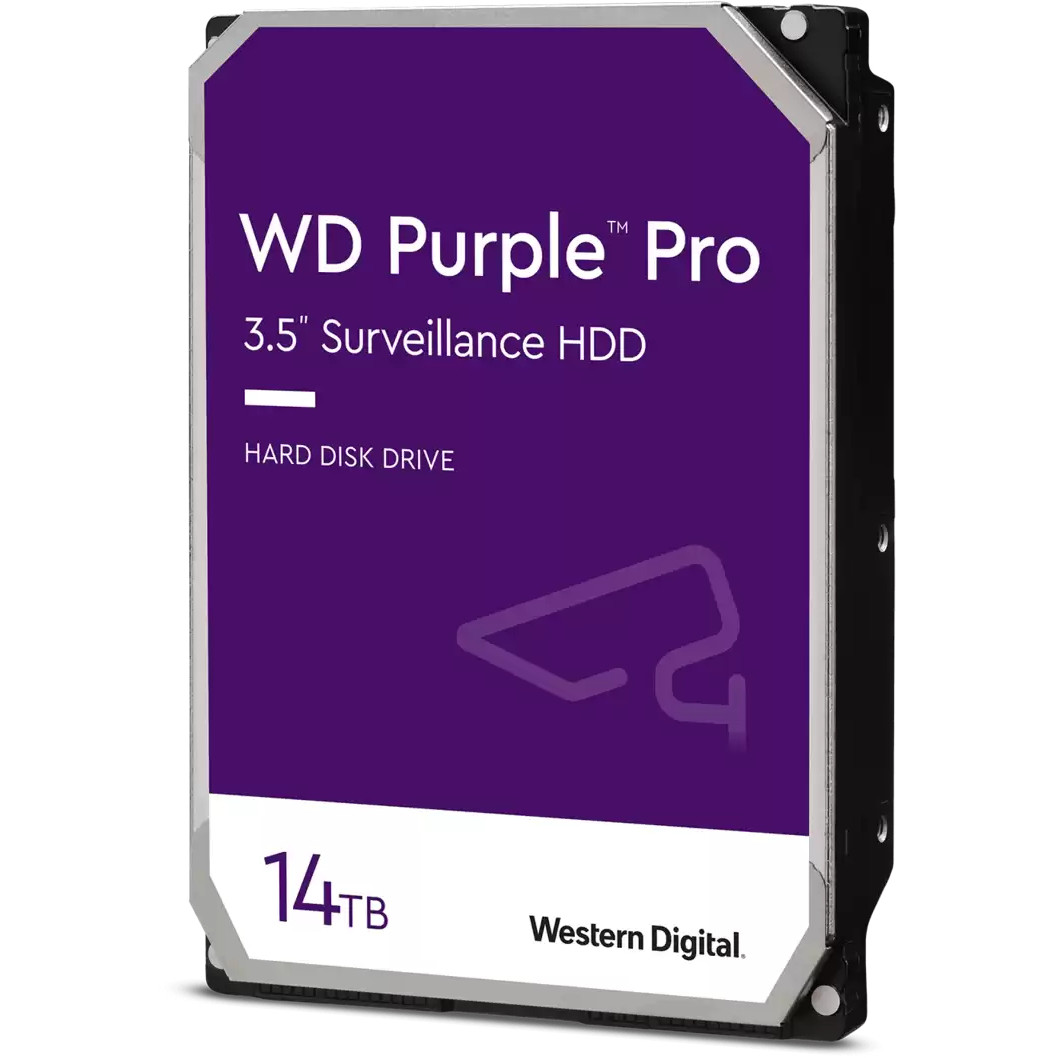 HDD AV WD Purple (3.5, 14TB, 512MB, 7200 RPM, SATA 6 Gb/s)-1