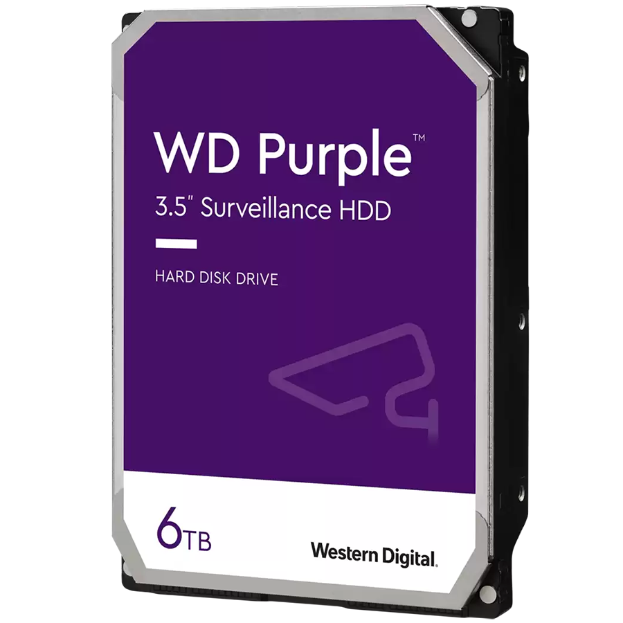 HDD AV WD Purple (3.5, 24TB, 512MB, 7200 RPM, SATA 6 Gb/s)