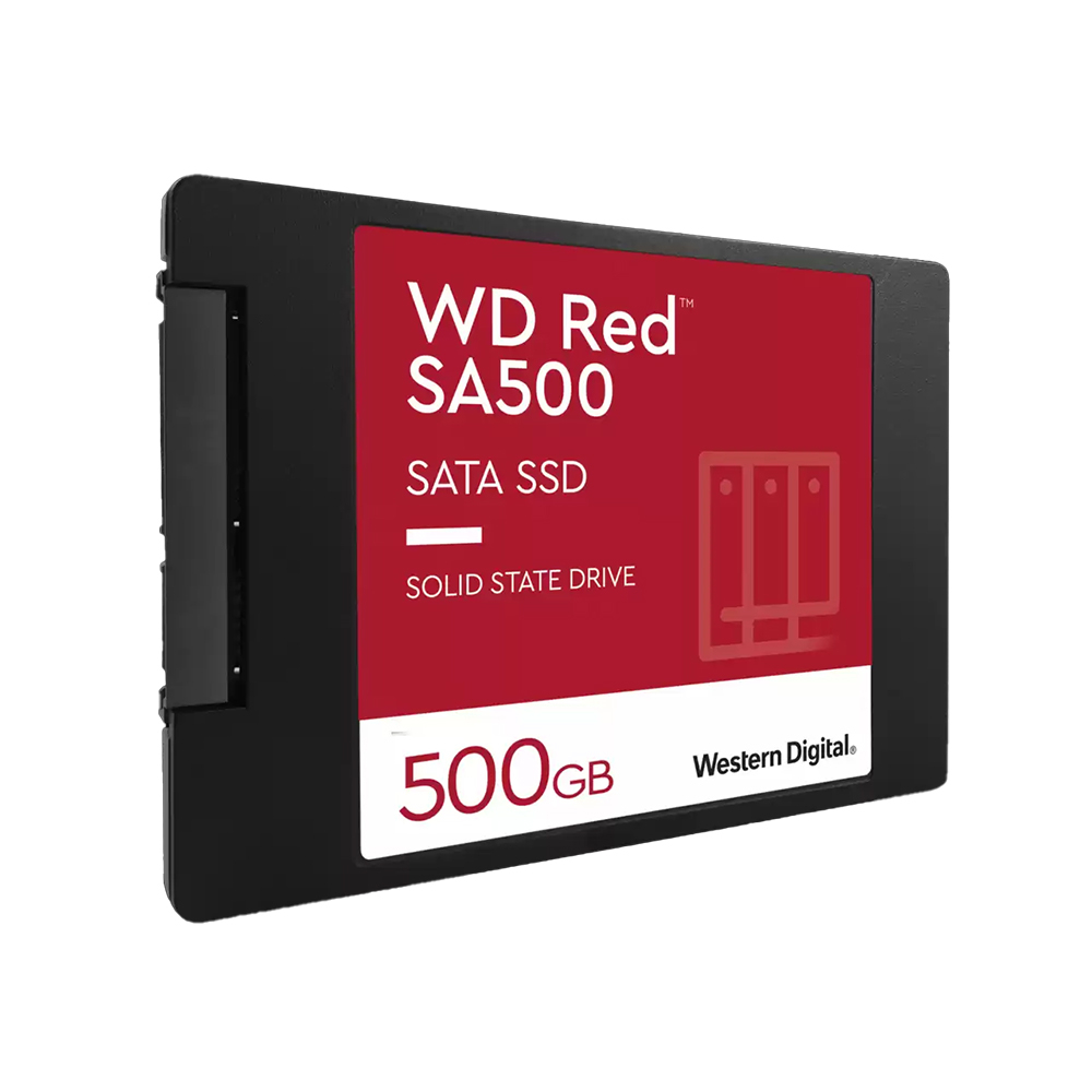 Tvrdi disk interni SSD WESTERN DIGITAL Red SA500 2.5", 500 GB, Serial ATA III, 3D NAND-3