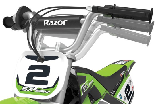 Električni skuter RAZOR Dirt Rocket SX350 McGrath 22 km/h crna, zelena, siva, bijela-9