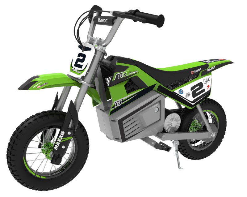 Električni skuter RAZOR Dirt Rocket SX350 McGrath 22 km/h crna, zelena, siva, bijela-0