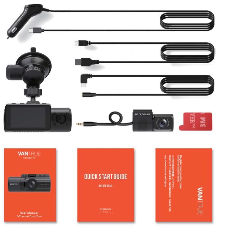 Video snimač VANTRUE N4 (2.5K, 3ch)-2