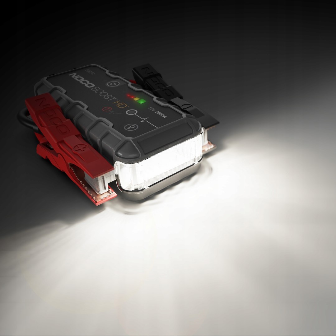 Starter za akumulator NOCO Boost HD GB70 (12 V, 2000 A, 55 Wh, Powerbank, LED)-3