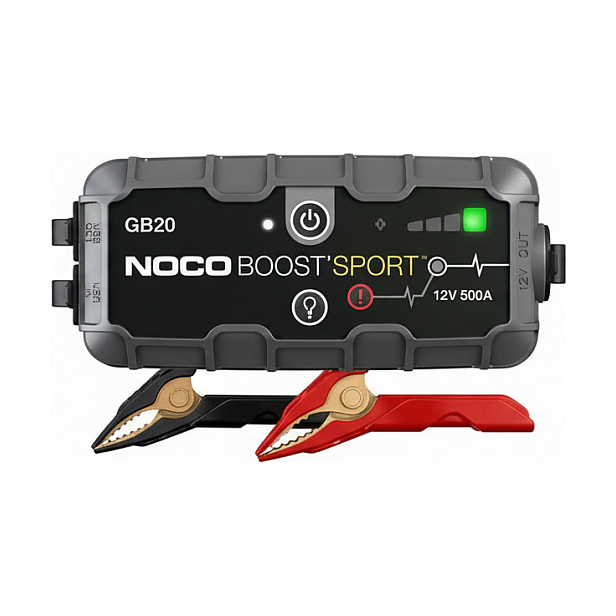 Prijenosni starter NOCO Boost Sport GB20 (500A, 12V, do 4.0L benzin, USB 2.1A, LED 100lm)
