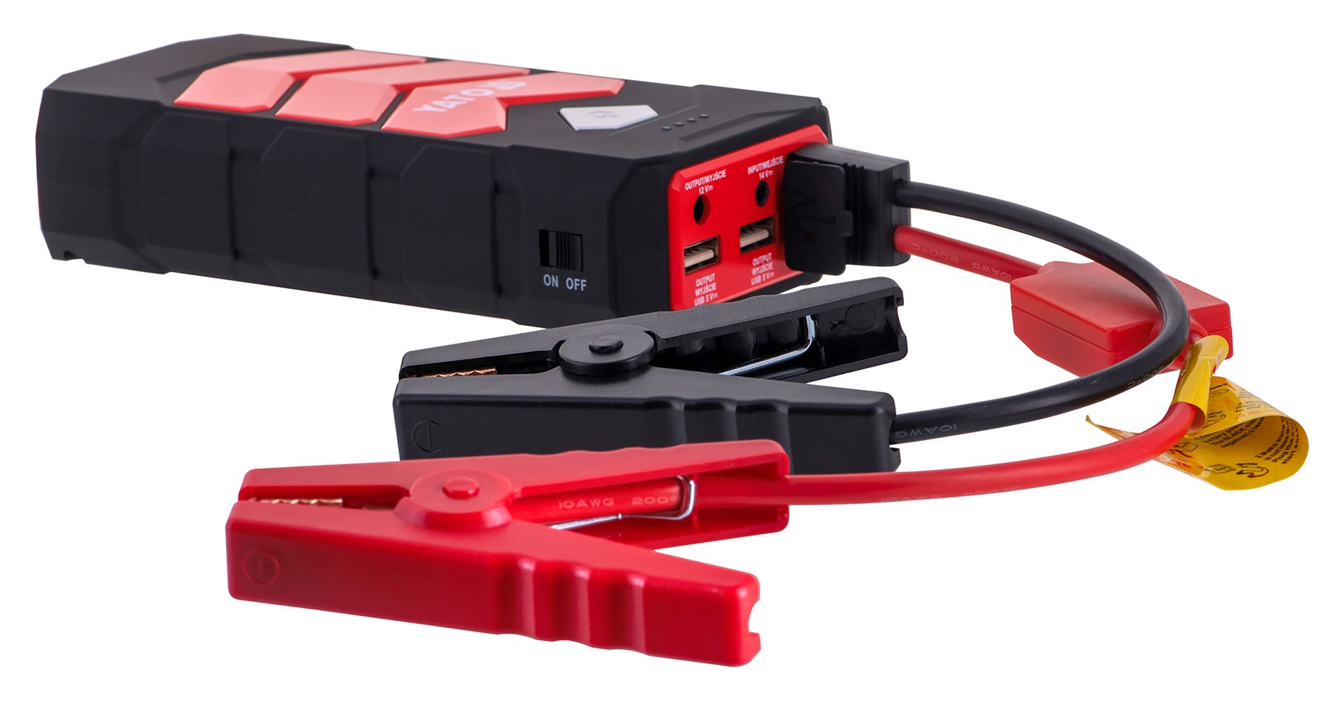 Powerbank i starter YATO YT-83081 (9000 mAh, 200A/400A, 2x USB, LED svjetiljka)-12