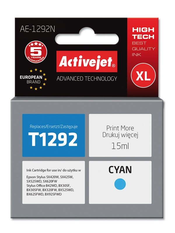 Tinta ACTIVEJET AE-1293N (zamjena za Epson T1293, supreme, 15 ml) magenta