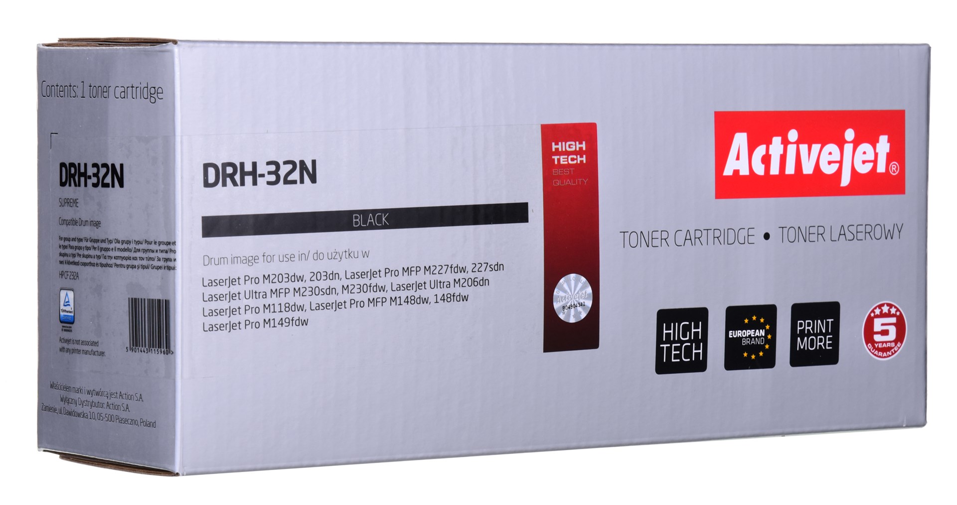 Bubanj za pisač ACTIVEJET DRH-32N (zamjena za HP 32A CF232A, supreme, 23000 stranica) crni-0
