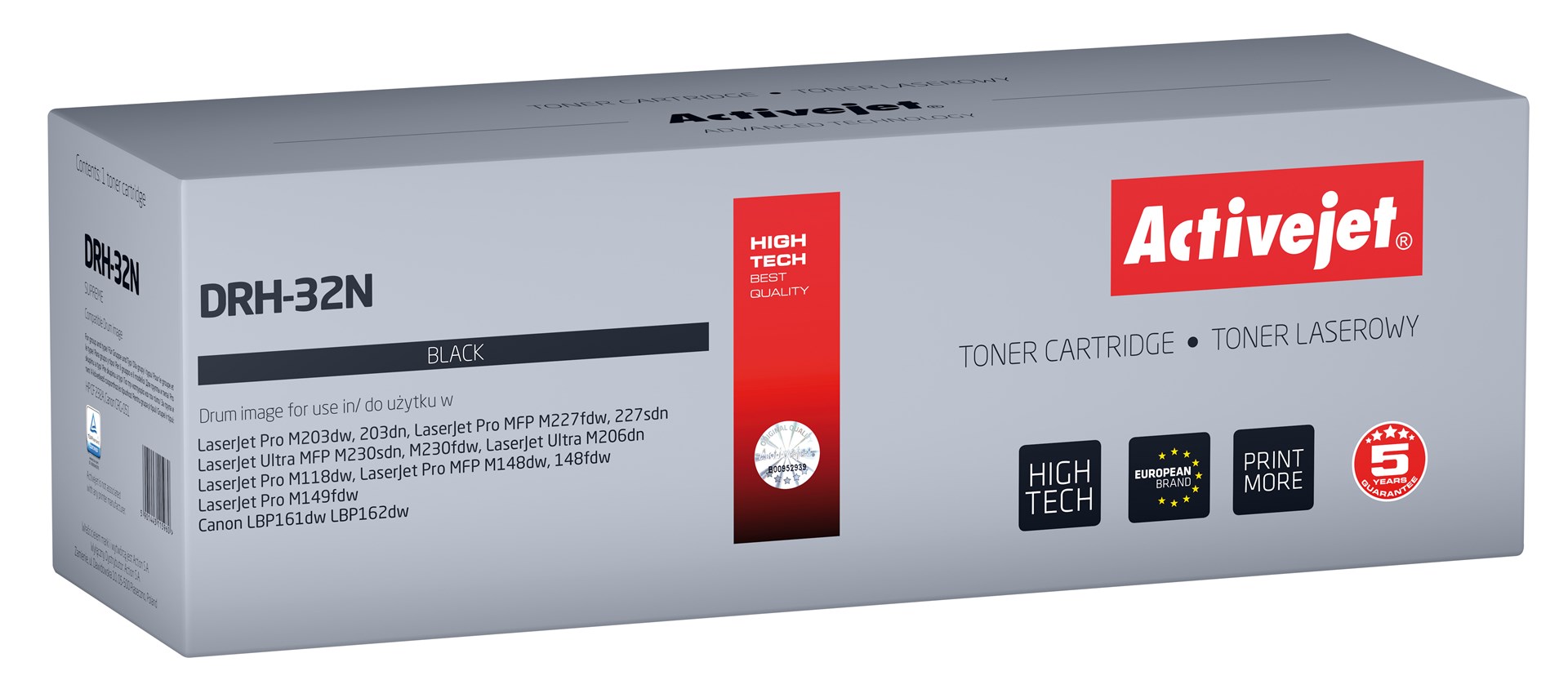 Bubanj za pisač ACTIVEJET DRH-32N (zamjena za HP 32A CF232A, supreme, 23000 stranica) crni-1
