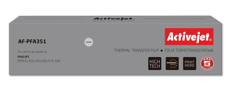 Activejet AF-PFA351 fax film (replacement for Philips PFA351, Magic 5; Supreme; 213mm x 45m)-0