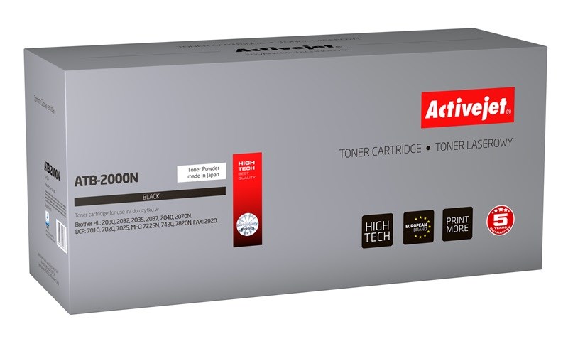 Toner Activejet ATB-2000N (zamjena za Brother TN-2000 / TN-2005, supreme, 2500 stranica) crni-0