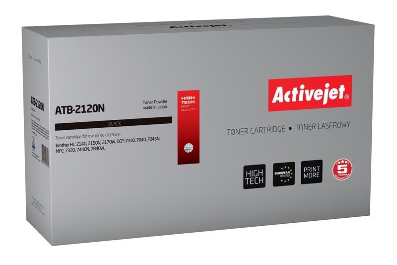 Toner Activejet ATB-2120N (zamjena za Brother TN-2120, supreme, 2500 stranica) crni-0