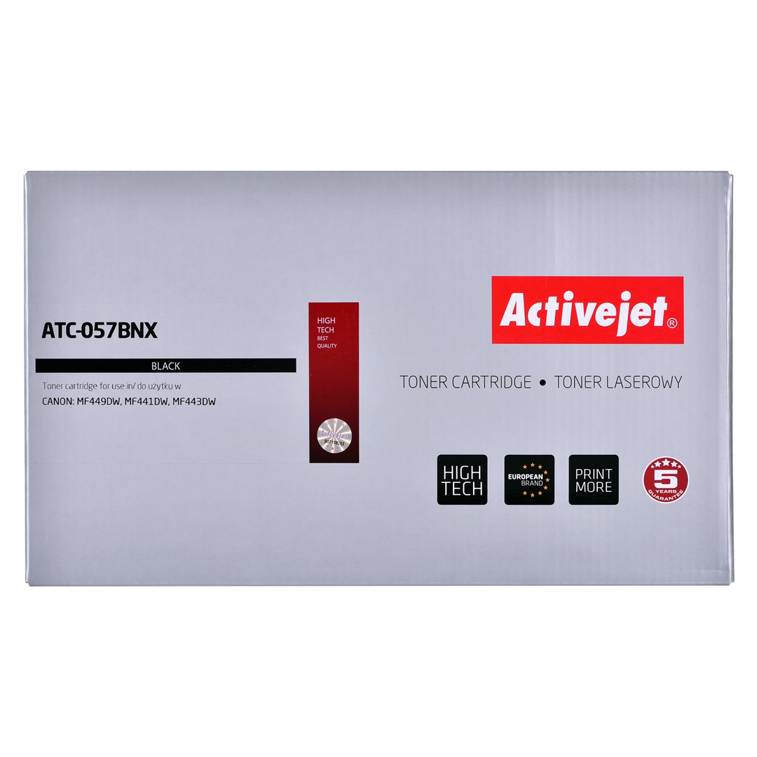 Toner za Canon printere ACTIVEJET ATC-057BNX (zamjena za Canon CRG-057HBK, supreme, 10000 stranica, s čipom) crni-1