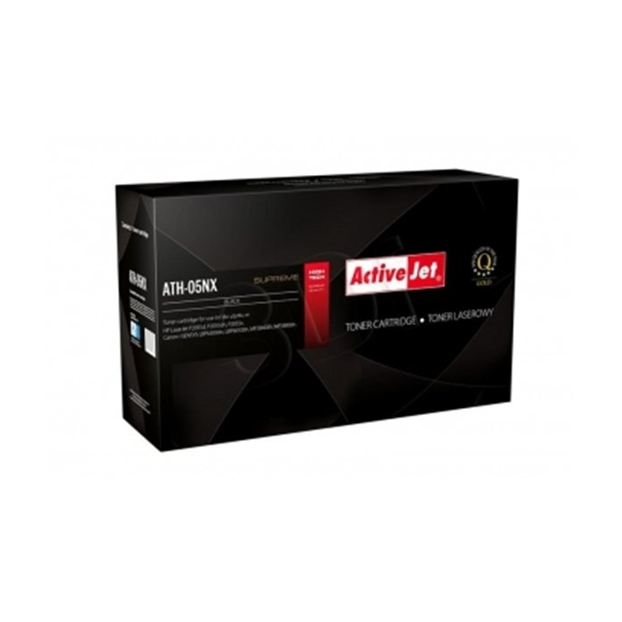 Toner ACTIVEJET ATH-05NX (zamjena za HP 05X CE505X, Canon CRG-719H, supreme, 6500 stranica) crni-0