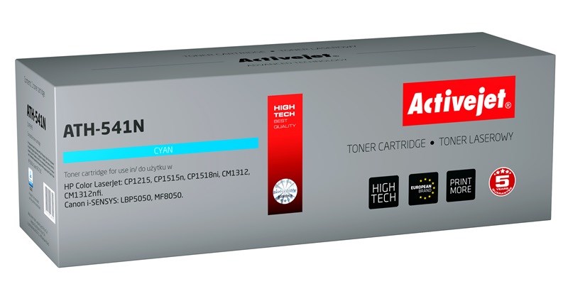 Toner ACTIVEJET ATH-541N (zamjena za HP 125A CB541A, Canon CRG-716C, supreme, 1600 stranica) cijan-0