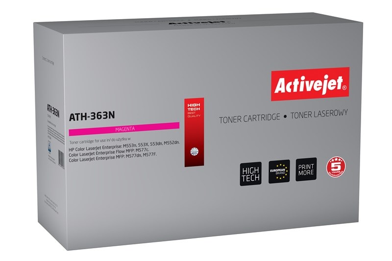 Toner ACTIVEJET ATH-363N (zamjena za HP 508A CF363A, supreme, 5000 stranica) magenta-0