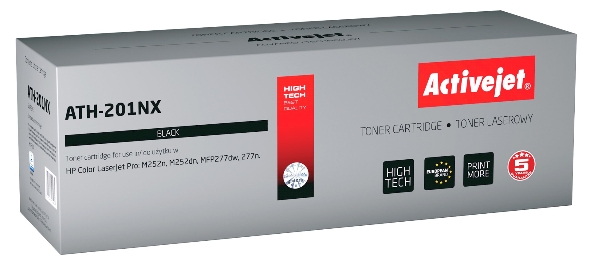 Toner Activejet ATH-201NX (zamjena za HP 201X CF400X, supreme, 2800 stranica crni)-0