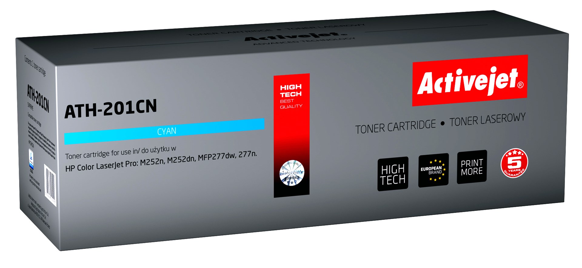 Toner ACTIVEJET ATH-201CN (zamjena za HP 201A CF401A, Supreme, 1400 stranica) plava-0