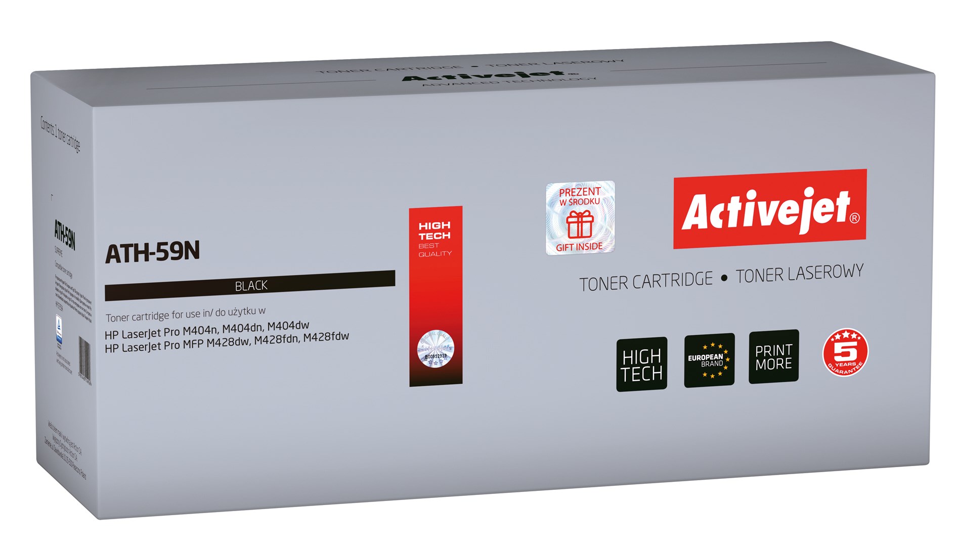 Toner ACTIVEJET ATH-59N (zamjena za HP 59A CF259A, crna boja, 3000 stranica)