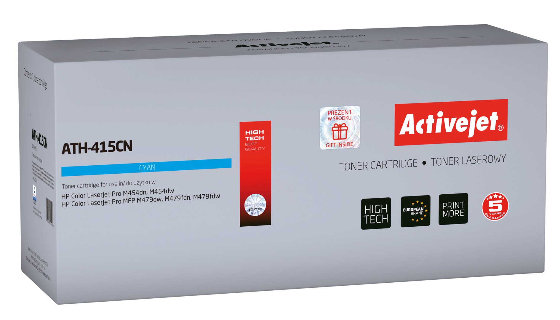 Toner ACTIVEJET ATH-415CN (zamjena za HP 415A W2031A, Supreme, 2100 str.) cijan-0
