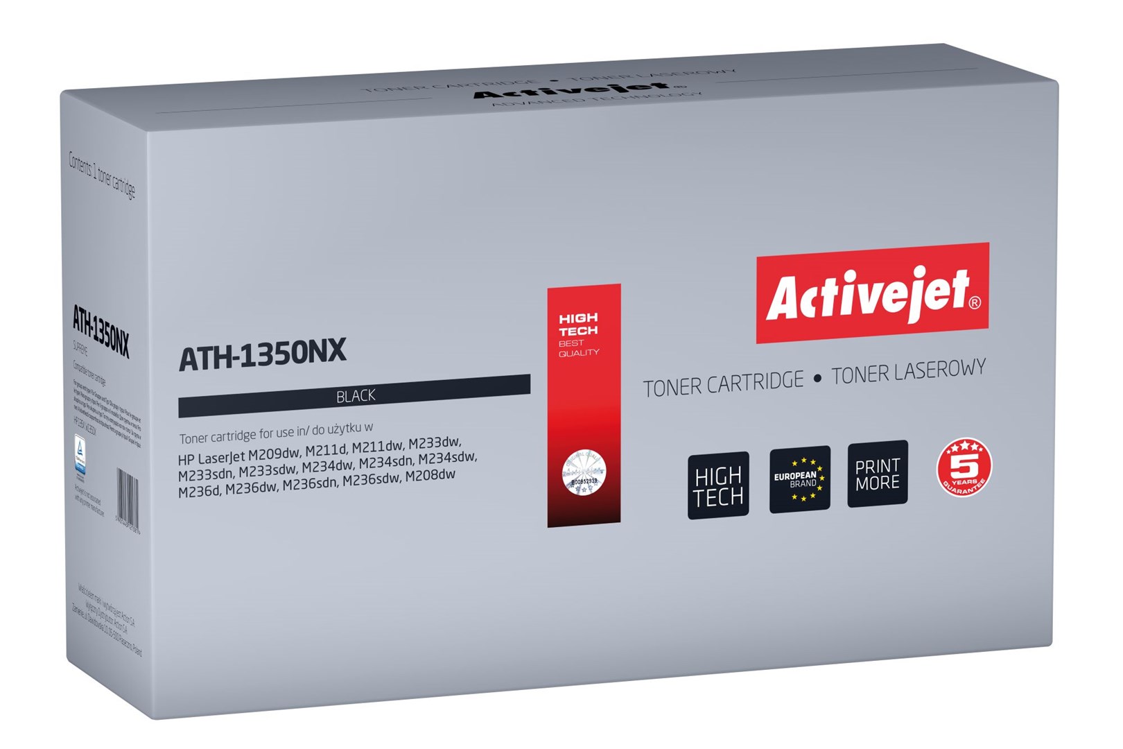 Toner ACTIVEJET ATS-1350NX (zamjena za HP W1350X, Supreme, 3500 stranica) crna-0
