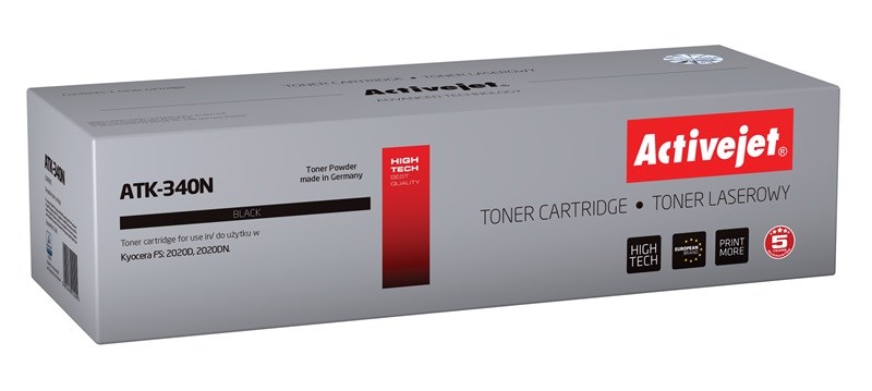 Toner ACTIVEJET ATK-340N (zamjena za Kyocera TK-340, supreme, 12000 stranica) crni