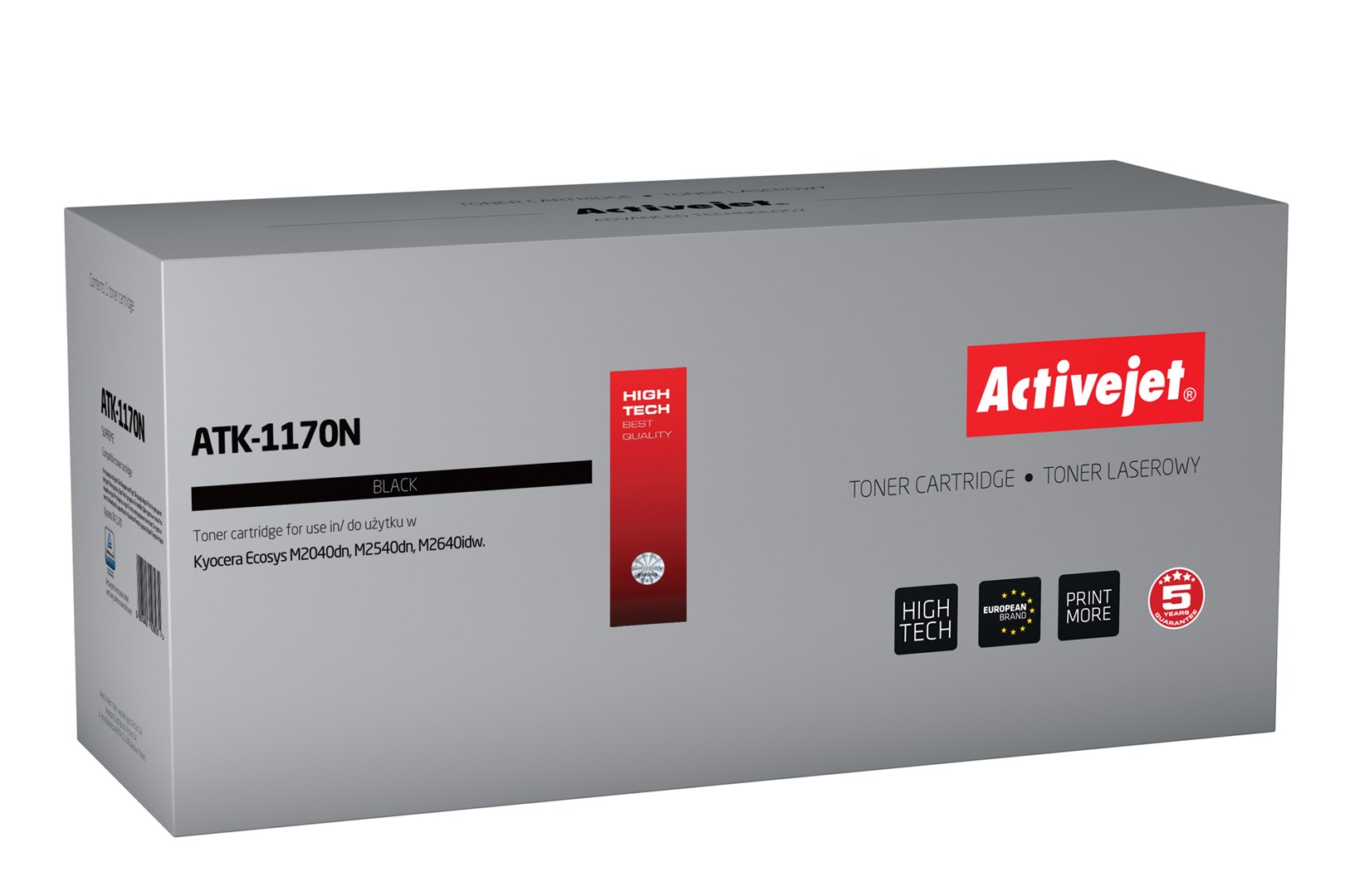 Toner Activejet ATK-1170N (zamjena za Kyocera TK-1170; Supreme; 7200 stranica; crni)