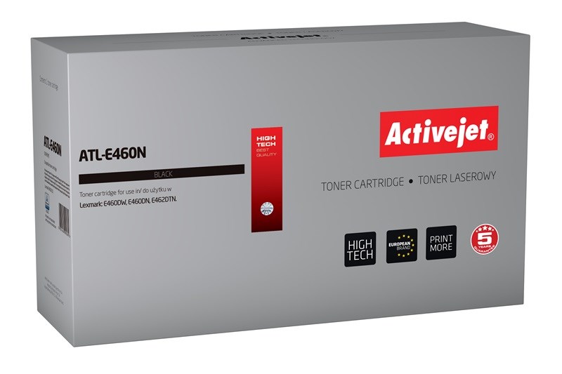 Toner ACTIVEJET ATL-E460N (Zamjena za Lexmark E460X21E, Supreme, 15000 stranica, crna)-0