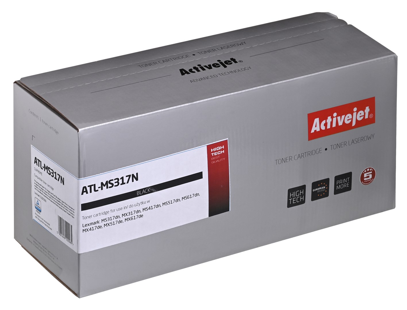 Activejet ATL-MS317N toner for Lexmark; Replacement Lexmark 51B2000, Supreme; 2500 pages; crna)-1