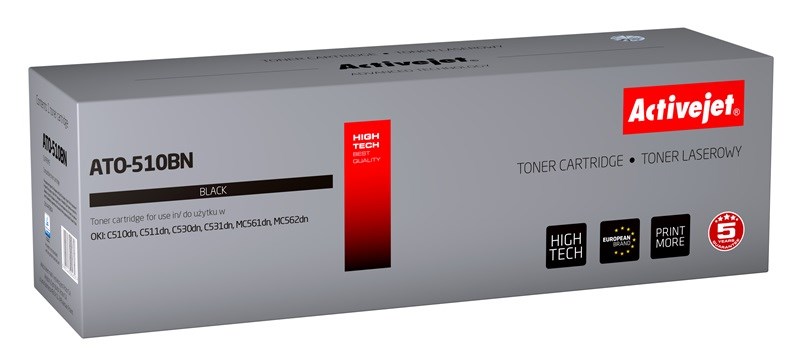 Toner ACTIVEJET ATO-510BN (za OKI 44469804, Supreme, 5000 stranica crni)-0