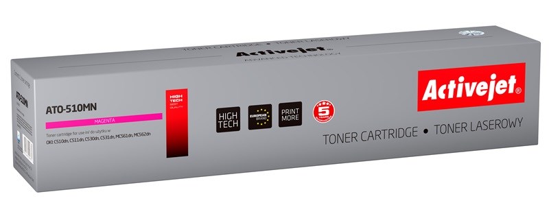 Toner ACTIVEJET ATO-510MN za OKI (zamjena za OKI 44469722, supreme, 5000 stranica) magenta-0