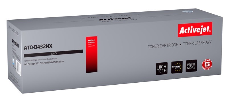 Toner ACTIVEJET ATO-B432NX (za OKI 45807111, Supreme, 12000 stranica crni)-0