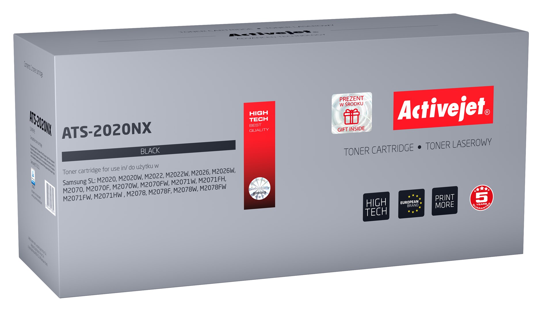 Toner Activejet ATS-2020NX za Samsung printer, zamjena za Samsung MLT-D111L, Supreme, 2000 stranica crni-0