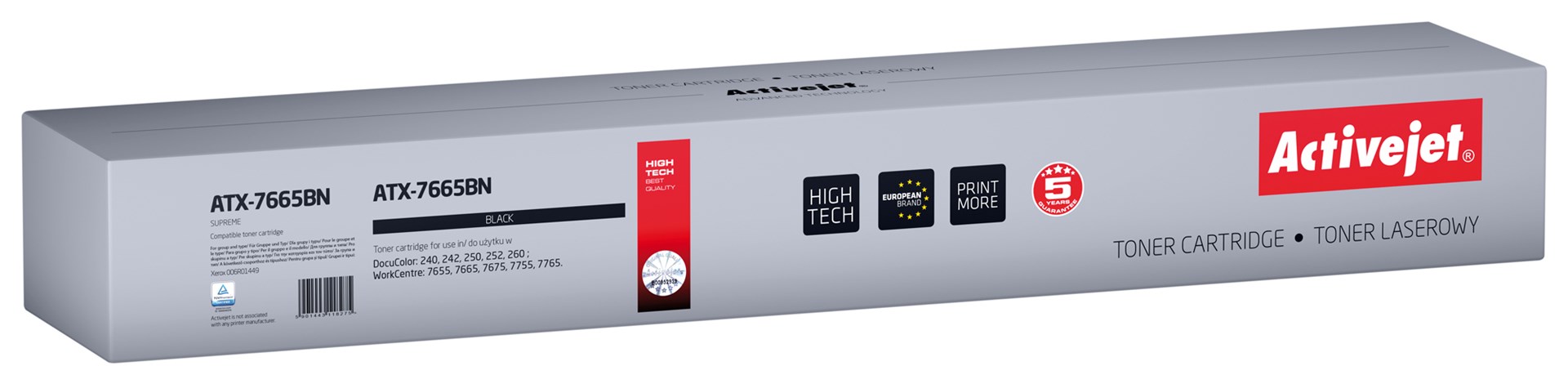 Toner ACTIVEJET ATX-7665BN (zamjena za Xerox 006R01449, supreme, 30000 stranica) crni-0