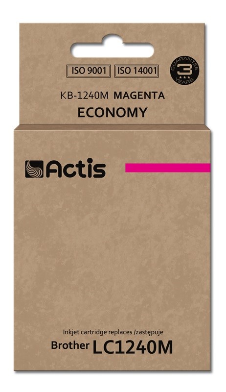Tinta ACTIS KB-1240M (zamjena za Brother LC1240M/LC1220M, standardna, 19 ml) magenta