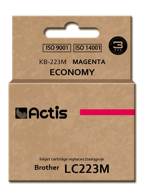Tinta ACTIS KB-223M (zamjena za Brother LC223M, standardna, 10 ml) magenta-0