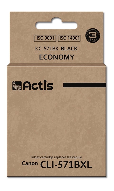 Toner ACTIS KC-571Bk (zamjena za Canon CLI-571Y, standardna, 12 ml) crni