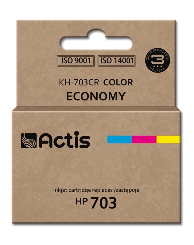 Tinta Actis KH-703CR (zamjena za HP 703 CD888AE, standardna, 12 ml, boja)-0