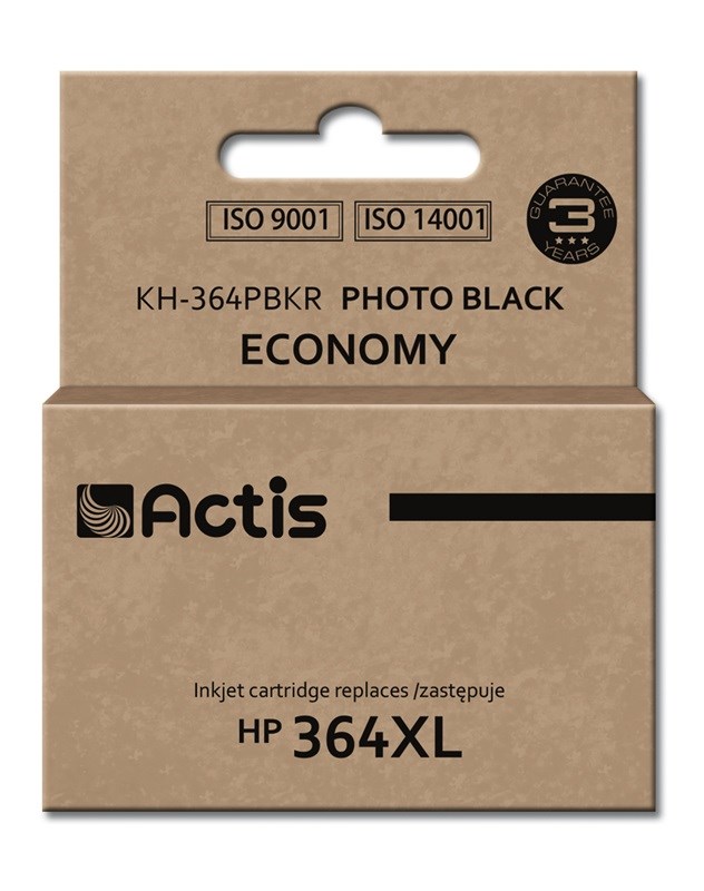 Tinta (ACTIS, KH-364PBKR, zamjena za HP 364XL CB322EE, standardna, 12 ml crna foto)-0