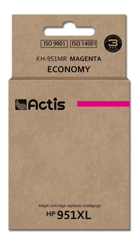 Tinta (ACTIS, KH-951MR, zamjena za HP 951XL CN047AE, standardna, 25 ml, magenta)